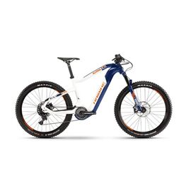 Электровелосипед HAIBIKE XDURO AllTrail 5.0 27.5" 2020, Вариант УТ-00298221: Рама: L (Рост: 175-190 см), Цвет: blue/white/orange, изображение  - НаВелосипеде.рф