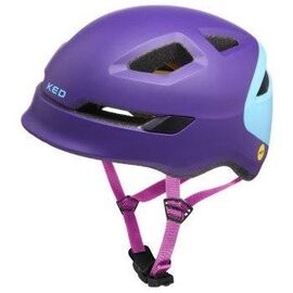 Шлем велосипедный KED POP, детский, Purple Skyblue, 2022, Вариант УТ-00298274: Размер: M (52-56 см), изображение  - НаВелосипеде.рф