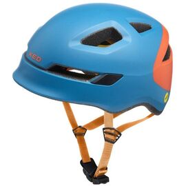 Шлем велосипедный KED POP, детский, Petrol Orange, 2022, Вариант УТ-00298278: Размер: M (52-56 см), изображение  - НаВелосипеде.рф