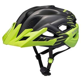 Шлем велосипедный KED Status Junior, детский/подростковый, Black Green Matt, 2020, Вариант УТ-00298299: Размер: M (52-59 см), изображение  - НаВелосипеде.рф