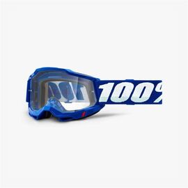 Веломаска 100% Accuri 2 Goggle, Blue/Clear Lens, 50221-101-02, изображение  - НаВелосипеде.рф
