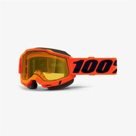 Веломаска 100% Accuri 2 Snowmobile Goggle Neon Orange /Yellow Vented Dual Lens, 50223-608-05, изображение  - НаВелосипеде.рф