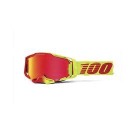 Веломаска 100% Armega Solaris / Hiper Red Mirror Lens, 50721-412-01, изображение  - НаВелосипеде.рф