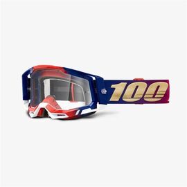 Веломаска 100% Racecraft 2 Goggle United / Clear Lens, 50121-101-19, изображение  - НаВелосипеде.рф