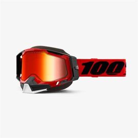 Веломаска 100% Racecraft 2 Snowmobile Goggle Red / Mirror Red Lens, 50122-651-03, изображение  - НаВелосипеде.рф