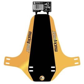 Крыло велосипедное Mucky Nutz Face Fender, переднее, ширина 253 мм, Gold, MN0191, изображение  - НаВелосипеде.рф