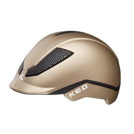 Шлем велосипедный KED Pina, детский, Gold Matt, 2021, Вариант УТ-00299290: Размер: M (51-56 см), изображение  - НаВелосипеде.рф