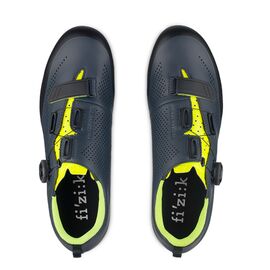 Велотуфли MTB Fizik X5 TERRA, серый/желтый, X5TERRA18, Вариант УТ-00295628: Размер: 38, изображение  - НаВелосипеде.рф