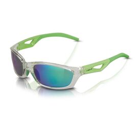 Очки велосипедные XLC Sunglasses Saint-Denice SG-C14, Frame grey, lenses green mirror coated, 2500158031, изображение  - НаВелосипеде.рф