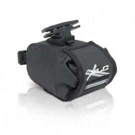 Сумка велосипедная XLC BA-W22 Saddle Bag, подседельная, waterproof, 13,5x9x9 cm, black/graphit, 2501706000, изображение  - НаВелосипеде.рф