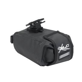 Сумка велосипедная XLC BA-W22 Saddle Bag, подседельная, waterproof, 17x10x11 cm, black\graphit, 2501706100, изображение  - НаВелосипеде.рф