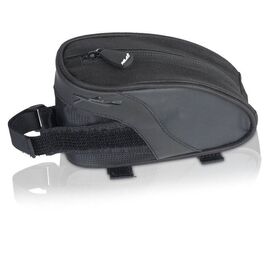 Сумка велосипедная XLC BA-S61 Saddle bag, подседельная, 16x6x9cm, 0,55 л, black/anthracite, 2501717310, изображение  - НаВелосипеде.рф