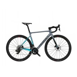 Шоссейный велосипед Wilier Zero SL Disc Ultegra Di2 RS171 700 2021, Вариант УТ-00299458: Рама: L (Рост: 177-182 см), Цвет: GREY, LIGHT BLUE; GLOSSY, изображение  - НаВелосипеде.рф