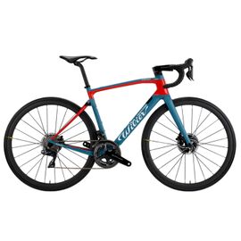 Шоссейный велосипед Wilier 110NDR Disc Ultegra Aksium Disc 28" 2020, Вариант УТ-00299989: Размер: L (Рост: 183-190 см), Цвет: Синий/красный, изображение  - НаВелосипеде.рф