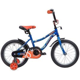 Детский велосипед NOVATRACK NEPTUNE 16" 2019, Вариант УТ-00298998: Возраст: 4-6 лет (Рост: 100-120 см), Цвет: синий, изображение  - НаВелосипеде.рф