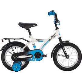 Детский велосипед NOVATRACK FOREST 14" 2020, Вариант УТ-00299242: Возраст: 3-5 лет (Рост: 95-115 см), Цвет: белый, изображение  - НаВелосипеде.рф
