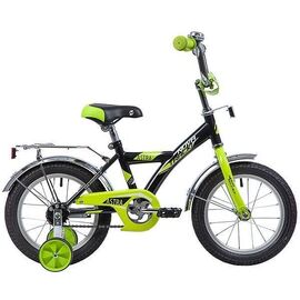 Детский велосипед NOVATRACK ASTRA 14" 2019, Вариант УТ-00299243: Возраст: 3-5 лет (Рост: 95-115 см), Цвет: чёрный, изображение  - НаВелосипеде.рф