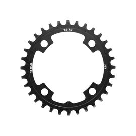 Звезда велосипедная SunRace CRMX0 32T, передняя, ALLOY, BLACK, BCD=104 мм, CRMX0.32-HP, изображение  - НаВелосипеде.рф