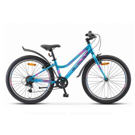 Подростковый велосипед STELS Navigator 420 V030 24" 2020, Вариант УТ-00237564: Возраст: 8-13 лет (Рост: 120-145см), Цвет: Морская волна, изображение  - НаВелосипеде.рф