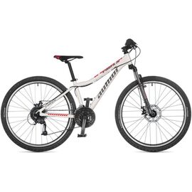 Поростковый велосипед AUTHOR A-Matrix 26 D II 26" 2022, Вариант УТ-00298317: Возраст: 9-13 лет (Рост: 130-155 см), Цвет: белый/серебро, изображение  - НаВелосипеде.рф
