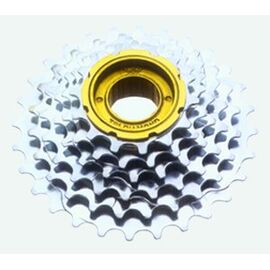 Трещотка велосипедная Tri-DIAMOND, индексная, 6 скоростей, 14-28Т, хром, FW 6SI silver, изображение  - НаВелосипеде.рф