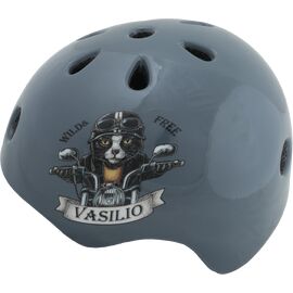 Шлем велосипедный Vinca Sport, детский, с регулировкой, индивидуальная упаковка Vinca Sport, серый, VSH 15 Vasilio, изображение  - НаВелосипеде.рф