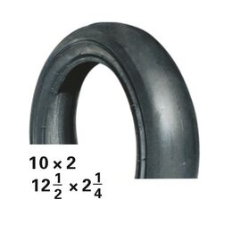 Покрышка HOTA 10 x 2 1/4 слик, черная, NEW, 09-500247, изображение  - НаВелосипеде.рф