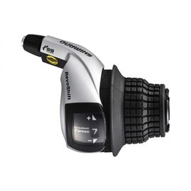 Шифтер велосипедный SHIMANO SL-RS45-7R TOURNEY REVO SHIFT, правый, 7 скоростей, трос 2600мм, ASLRS45R7D, изображение  - НаВелосипеде.рф