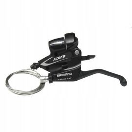 Переключатель SHIMANO ACERA ASTM360R (шифтер+тормозная ручка), 8 скорости, правая, черная, 2-8102, изображение  - НаВелосипеде.рф