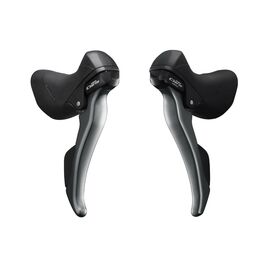 Переключатель SHIMANO CLARIS ASTR2000LIA (ШОССЕ/ROAD) шифтер+тормозная ручка, 2х8 скоростей, черный, 2-8077, изображение  - НаВелосипеде.рф