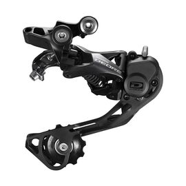Суппорт-переключатель задний SHIMANO DEORE KRDM6000SGS, 10 скоростей, резьба, длинный, черный, 2-8118, изображение  - НаВелосипеде.рф