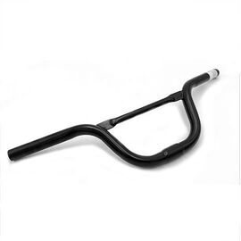 Руль велосипедный Bike Parts HD16002, W=520, R=140, 22.2 мм, 25.4 мм, черный, Х74009, изображение  - НаВелосипеде.рф