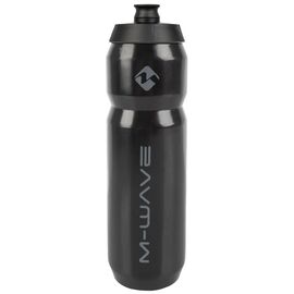Фляга M-WAVE пластик, 1.0л черная, 5-340440, изображение  - НаВелосипеде.рф