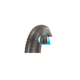Покрышка велосипедная TRIX, 20"х 4.0 (101-406), TXBL-772, горная, низкая, черная, BL-772 BLACK , изображение  - НаВелосипеде.рф