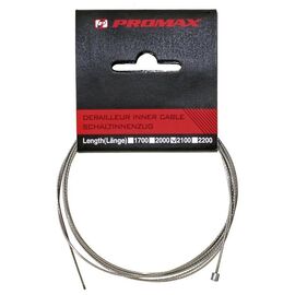 Вело трос переключения PROMAX, 1.1 x 2100мм, гальванический, NO08GL11 , изображение  - НаВелосипеде.рф