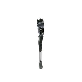 Подножка NUVO  24-28", алюминиевая, крепление на 1 перо, регулируемая, черная, NH-KF37AAJ, изображение  - НаВелосипеде.рф