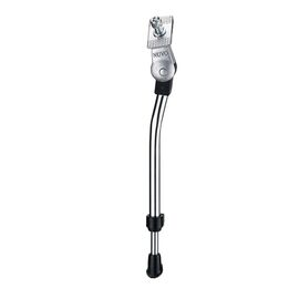 Подножка NUVO  20-28", алюминиевая, крепление центральное, регулируемая, серебристая, NH-KC19AAJ-Z, изображение  - НаВелосипеде.рф