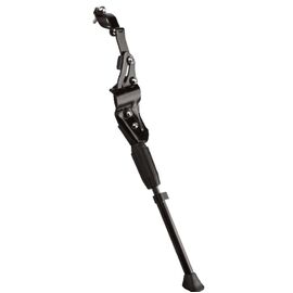 Подножка NUVO  20-28", алюминиевая, крепление на 2 пера, регулируемая, черная, NH-KF96AAJ-Z, изображение  - НаВелосипеде.рф