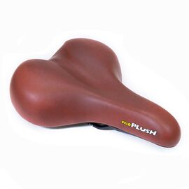 Седло VELO PLUSH комфорт 270x210 мм, гелевое, коричневое, SD-VL-6221-0-BR, изображение  - НаВелосипеде.рф