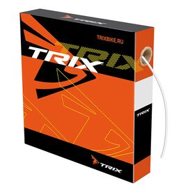 Рубашка троса переключения TRIX ,ø 4 мм, белая, коробка 50м, SCVTX203FWT, изображение  - НаВелосипеде.рф