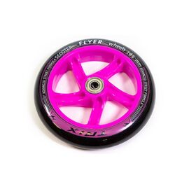 Колесо - 145 мм, для самокатов, с подшипниками ABEC 7 , розовое, 145 мм(pink), изображение  - НаВелосипеде.рф