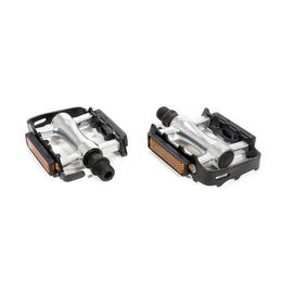 Педали TRIX MTB алюминиевые, 100x80мм, резьба 9/16", серебристые, PD-TX-893-9x16-SL, изображение  - НаВелосипеде.рф