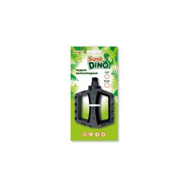 Педали детские TRIX Super Dino, пластиковые, 100x80мм, резьба 9/16", с шипами, черные, PDTX82414SD, изображение  - НаВелосипеде.рф