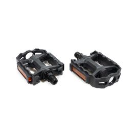Педали TRIX MTB пластиковые, 105x82мм, резьба 9/16", черные, PD-TX-890-9x16-BK, изображение  - НаВелосипеде.рф