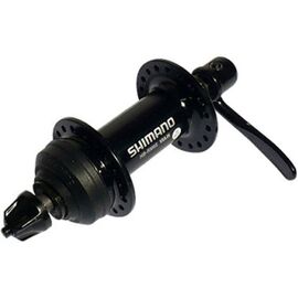 Велосипедная втулка Shimano RM35, передняя, 36 отверстий, QR, чёрный, EHBRM35ALP, изображение  - НаВелосипеде.рф