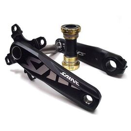 Шатуны Shimano Saint, M810-1, 165 мм, для 68/73мм, с кареткой IFCM8101ABX, изображение  - НаВелосипеде.рф