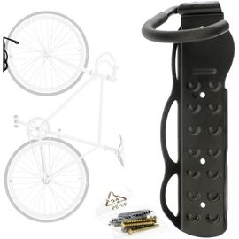 Крюк стальной настенный для хранения велосипеда за колесо (вертикально) HUK 05, изображение  - НаВелосипеде.рф