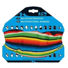 Бандана M-WAVE, полиэстер с микрофиброй JAMAICA разноцветная, 24х48 см, 5-715188, изображение  - НаВелосипеде.рф