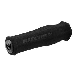 Грипсы велосипедные RITCHEY MTN WCS ERGO, чёрные с логотипом, неопрен, 128мм, PRD12275, изображение  - НаВелосипеде.рф