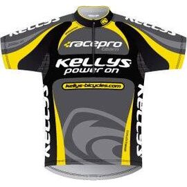 Велоджерси KELLYS Race, короткие рукава, черно-желтый, Short sleeve Race, Вариант УТ-00017441: Размер М, изображение  - НаВелосипеде.рф